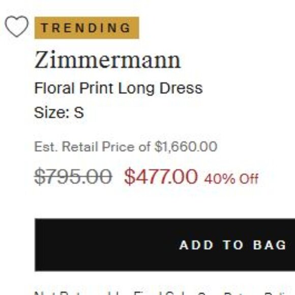 Zimmermann Moonshine Tie Shoulder Floral Linen Blend Dress - Picture 7 of 7